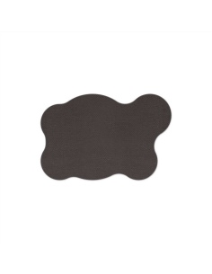 PLACEMATS 44x29 cm BLOB single piece JUTE BLACK