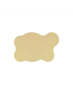 TOVAGLIETTE TAPPETINI D'ARREDO 44x29 cm BLOB pezzo singolo JUTA SALVIA