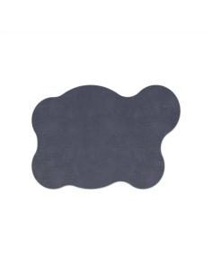 PLACEMATS 50x35 cm BLOB single piece JUTE BLUE