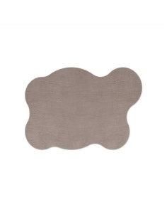 PLACEMATS 50x35 cm BLOB single piece JUTE GREY