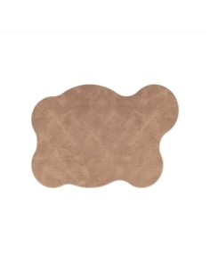 PLACEMATS 50x35 cm BLOB single piece JUTE CAMEL