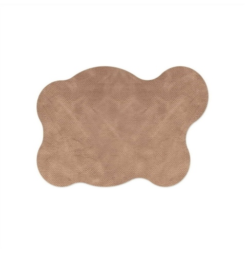 PLACEMATS 50x35 cm BLOB single piece JUTE CAMEL