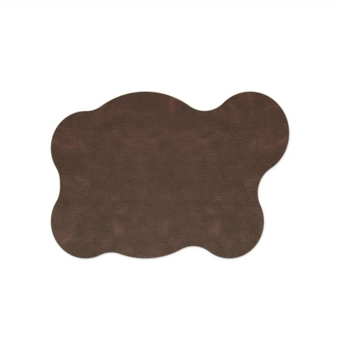PLACEMATS 50x35 cm BLOB single piece JUTE BROWN