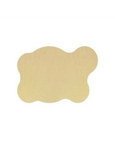 PLACEMATS 50x35 cm BLOB single piece JUTE SAGE
