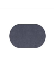 OVAL PLACEMATS 47x30 cm OVALE single piece JUTE BLUE