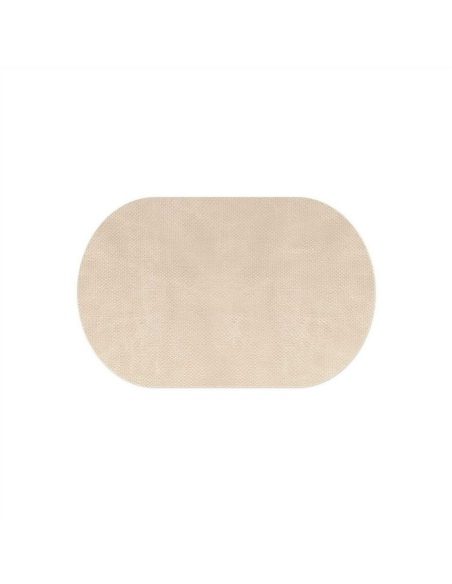 TOVAGLIETTE TAPPETINI D'ARREDO 47x30 cm OVALE pezzo singolo JUTA AVORI
