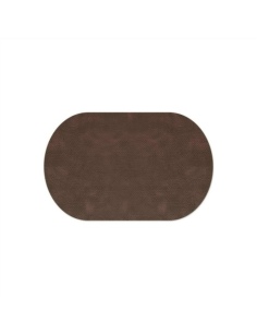TOVAGLIETTE TAPPETINI D'ARREDO 47x30 cm OVALE pezzo singolo JUTA MARRO