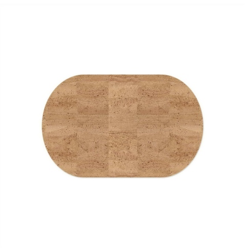 OVAL PLACEMATS 47x30 cm OVALE single piece CORK NATURAL th. 1.4