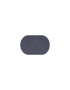 TOVAGLIETTE TAPPETINI D'ARREDO 30x20 cm OVALE pezzo singolo JUTA BLU