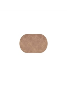 OVAL PLACEMATS 30x20 cm OVALE single piece JUTE CAMEL