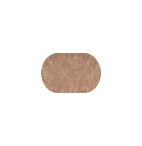 OVAL PLACEMATS 30x20 cm OVALE single piece JUTE CAMEL