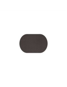 OVAL PLACEMATS 30x20 cm OVALE single piece JUTE BLACK