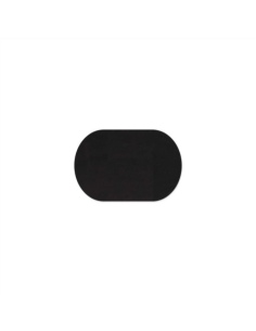 OVAL PLACEMATS 30x20 cm OVALE single piece CORK BLACK