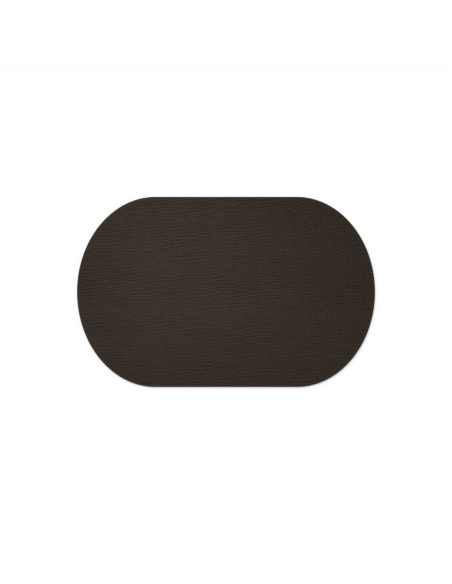 OVAL PLACEMATS 47x30 cm OVALE single piece CHEF BROWN