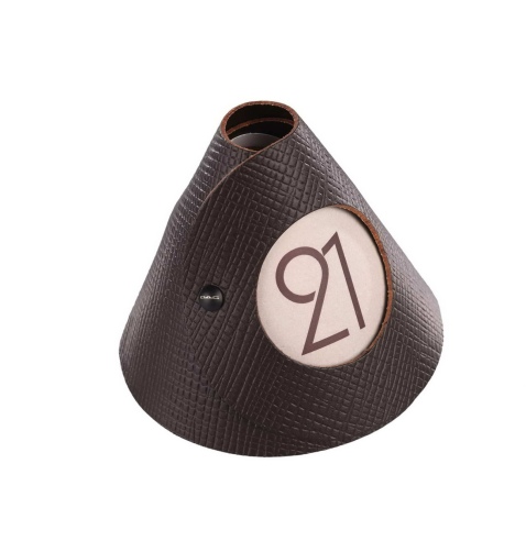 CONE table sign two sides 10 pcs. pack CHEF BROWN