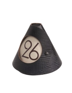CONE table sign single side 10 pcs. pack CHEF BLACK