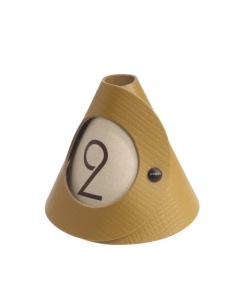 CONE table sign single side 10 pcs. pack CHEF OCHER