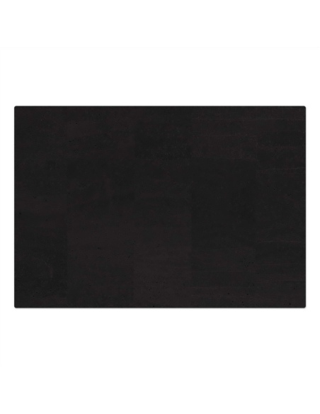 PLACEMATS 65x45 cm single piece CORK BLACK