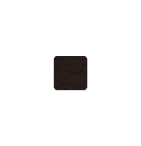 COASTERS 9,5x9,5 cm 4 pcs. pack CORK BROWN