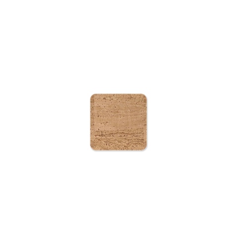 SOTTO BICCHIERI 9,5x9,5 cm conf. 4 pz. SUGHERO NATURALE sp. 1.4