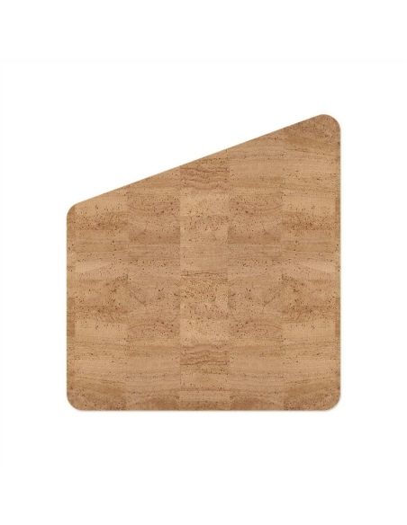 PLACEMATS 52x48 cm TRAPEZIO single piece CORK NATURAL th. 1.4