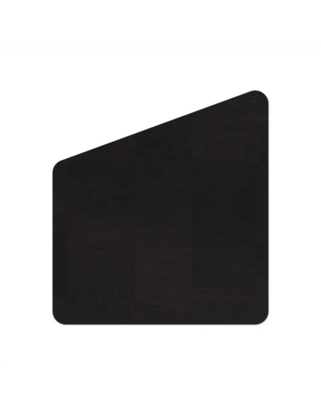 PLACEMATS 52x48 cm TRAPEZIO single piece CORK BLACK