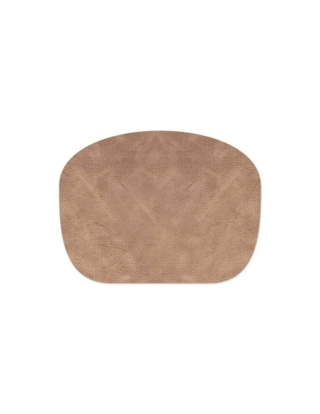TOVAGLIETTE TAPPETINI D'ARREDO 45x34 cm POUF pezzo singolo JUTA CAMMEL