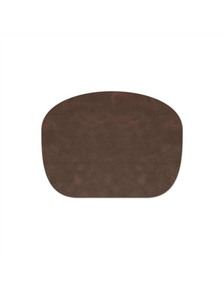 TOVAGLIETTE TAPPETINI D'ARREDO 45x34 cm POUF pezzo singolo JUTA MARRON