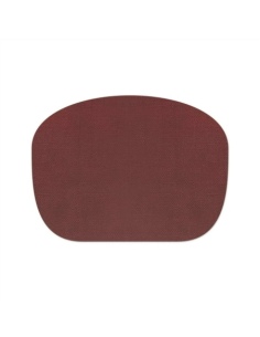 PLACEMATS 54x40 cm POUF single piece JUTE BURGUNDY