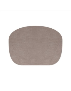 PLACEMATS 54x40 cm POUF single piece JUTE GREY