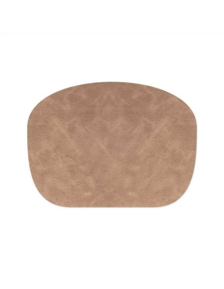 TOVAGLIETTE TAPPETINI D'ARREDO 54x40 cm POUF pezzo singolo JUTA CAMMEL