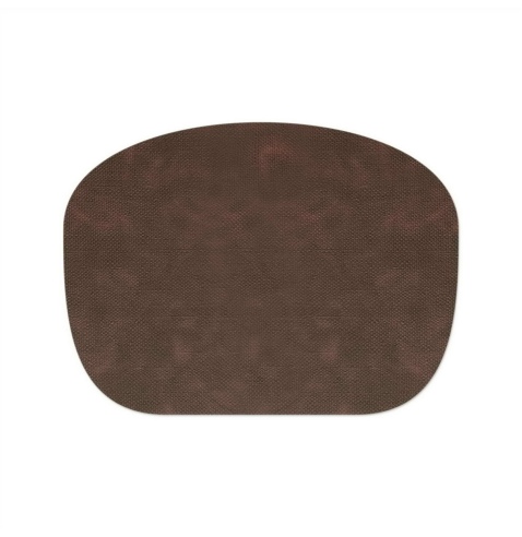 PLACEMATS 54x40 cm POUF single piece JUTE BROWN