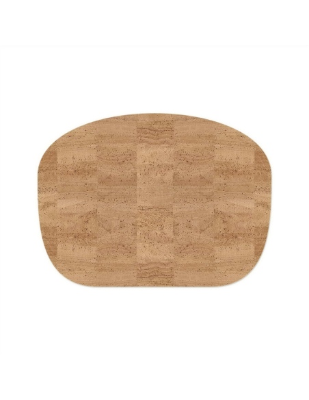 PLACEMATS 54x40 cm POUF single piece CORK NATURAL th. 1.4