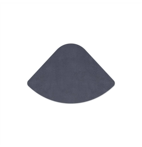 PLACEMATS 44x30 cm PETALO single piece JUTE BLUE