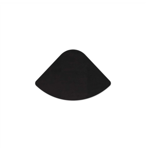 PLACEMATS 37x25 cm PETALO single piece CORK BLACK