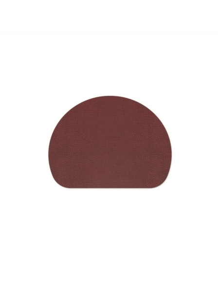 PLACEMATS 40x30 cm SOLE single piece JUTE BURGUNDY