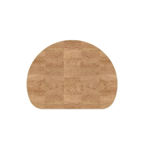 TOVAGLIETTE TAPPETINI D'ARREDO 45x34 cm SOLE pezzo singolo SUGHERO NAT