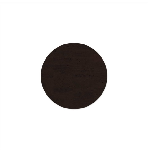 ROUND PLACEMATS 32 cm single piece CORK BROWN