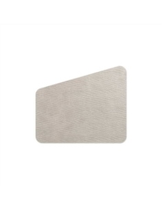 PLACEMATS 40x34 cm TRAPEZIO single piece LIGHT JUTA WHITE OYSTER