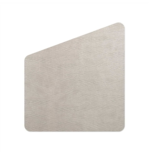 PLACEMATS 52x48 cm TRAPEZIO single piece LIGHT JUTA WHITE OYSTER