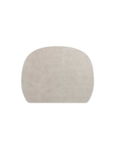 PLACEMATS 45x35 cm UNICA single piece LIGHT JUTA WHITE OYSTER