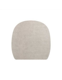 PLACEMATS 45x45 cm UNICA single piece LIGHT JUTA WHITE OYSTER
