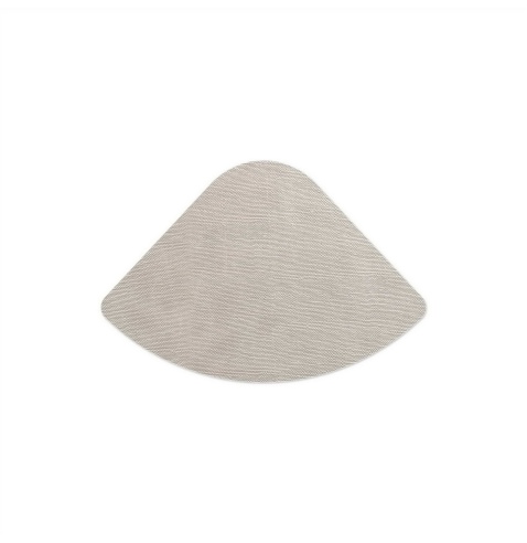 PLACEMATS 44x30 cm PETALO single piece LIGHT JUTA WHITE OYSTER