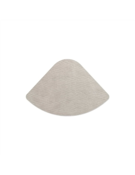 PLACEMATS 44x30 cm PETALO single piece LIGHT JUTA WHITE OYSTER