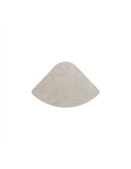 PLACEMATS 37x25 cm PETALO single piece LIGHT JUTA WHITE OYSTER