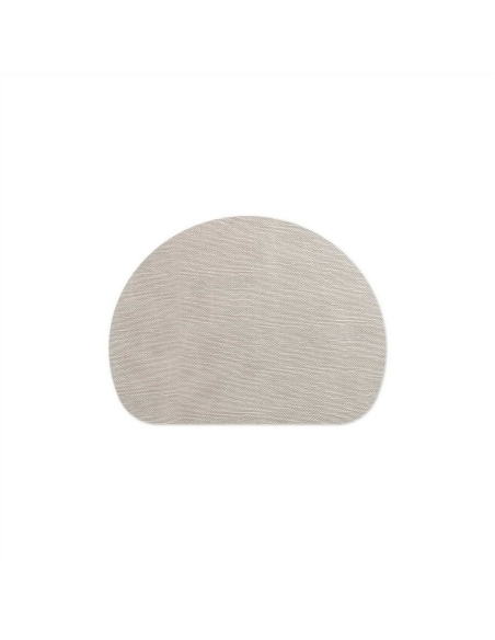 PLACEMATS 40x30 cm SOLE single piece LIGHT JUTA WHITE OYSTER