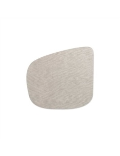 PLACEMATS 40x37 cm GOCCIA single piece LIGHT JUTA WHITE OYSTER