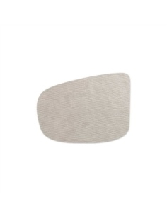 PLACEMATS 40x30 cm GOCCIA single piece LIGHT JUTA WHITE OYSTER