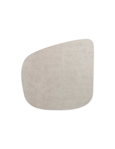PLACEMATS 45x44 cm GOCCIA single piece LIGHT JUTA WHITE OYSTER
