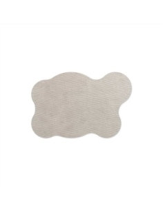 PLACEMATS 44x29 cm BLOB single piece LIGHT JUTA WHITE OYSTER